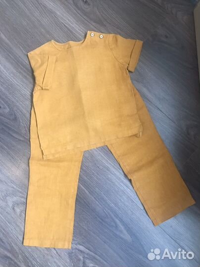 Штаны (костюм) из льна