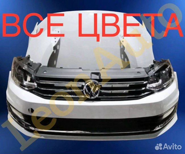 Бампер передний Volkswagen Polo 5 C9X2T (13)