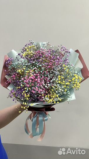 Букеты из гипсофилы