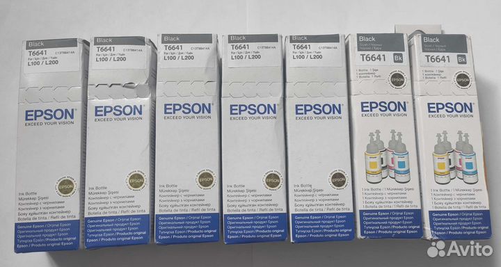 Чернила для принтера Epson T664 оригинал