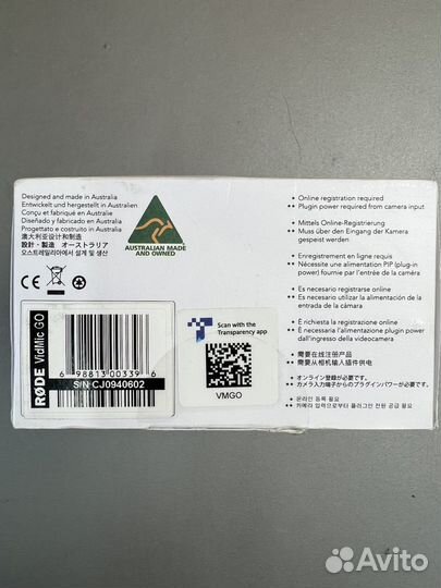 Микрофон rode VidMic Go