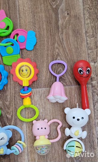 Игрушки погремушки пакетом