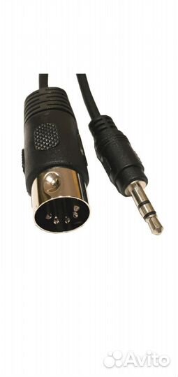 Кабель переходник DIN 5 Pin - Stereo 3,5 мм gold