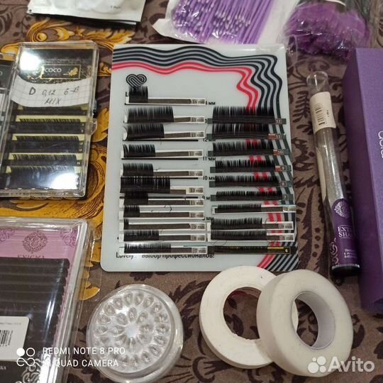 Ресницы, пинцеты для наращивания ресниц