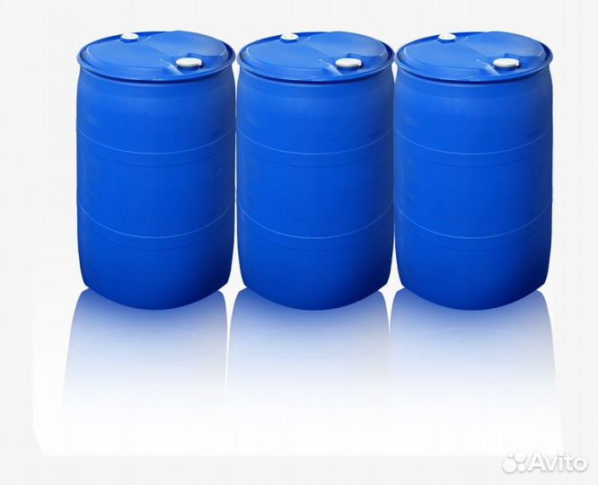 Бочки пластик бу 226 литров 2 горловины