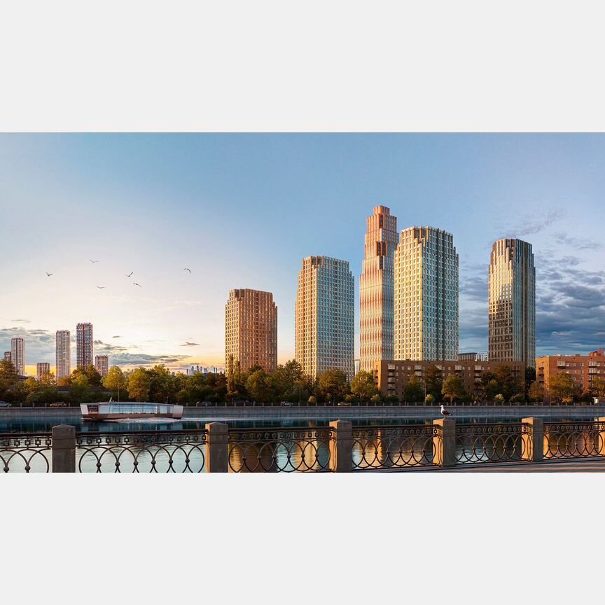 2-к. квартира, 57,6 м², 4/33 эт.