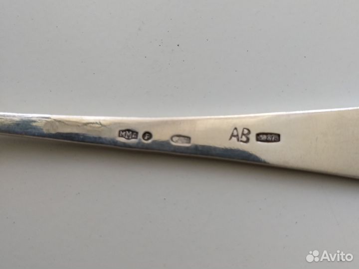 Серебряная чайная ложка СССР