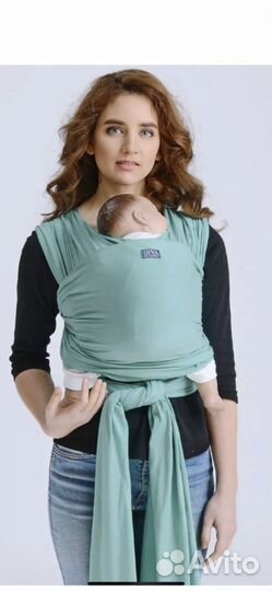 Слинг шарф трикотажный для новорожденного