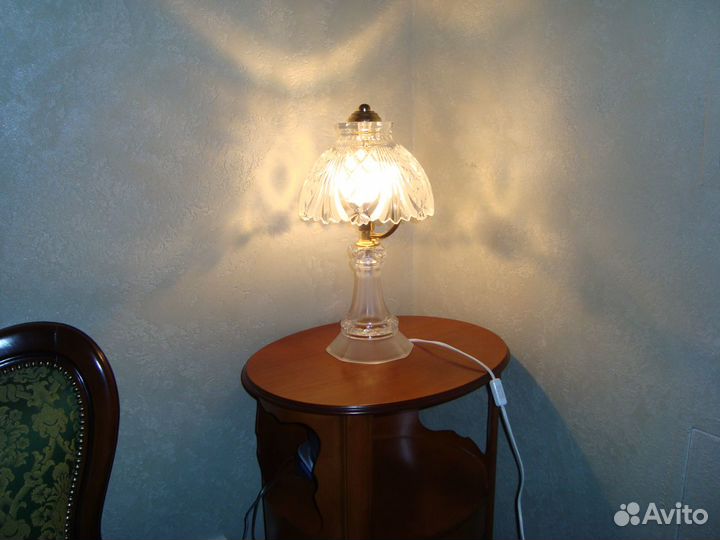 Хрустальные бра и лампа