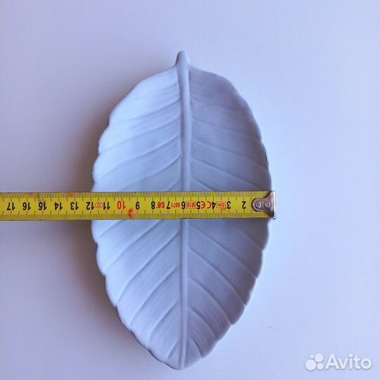 Декоративная тарелка подставка Лист