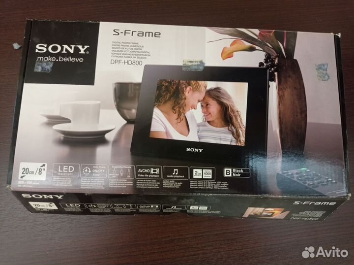 Цифровая фоторамка sony dpf- HD800