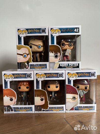 Funko POP Harry Potter, Hermione, Dumbledore, Ron