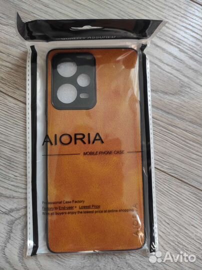 Матовый кожаный чехол для Redmi Note 12 Pro Plus