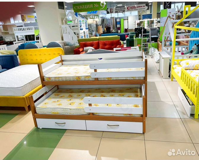 Кровать выдвижная от 2 лет