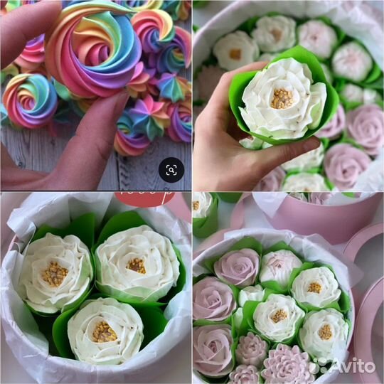 Букет из зефира съедобный