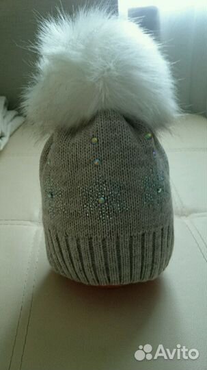 Шапочка теплая