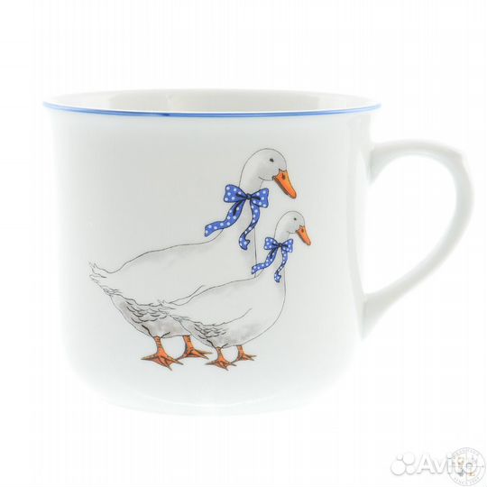 Набор кофейных чашек 95 мл Гуси Чехия