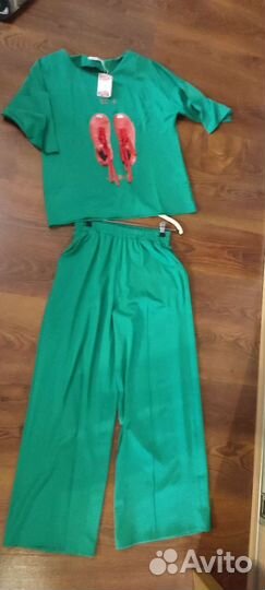 Брючный костюм женский 48 новый