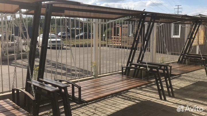 Качели раскладывающиеся (лежак) 2,6м.*1,5м