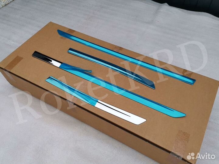 Молдинги дверей Lexus NX хром