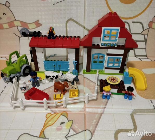 Lego duplo один день на ферме и мини набор дом