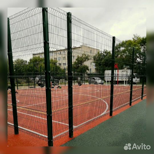 Сетка для забора 3d