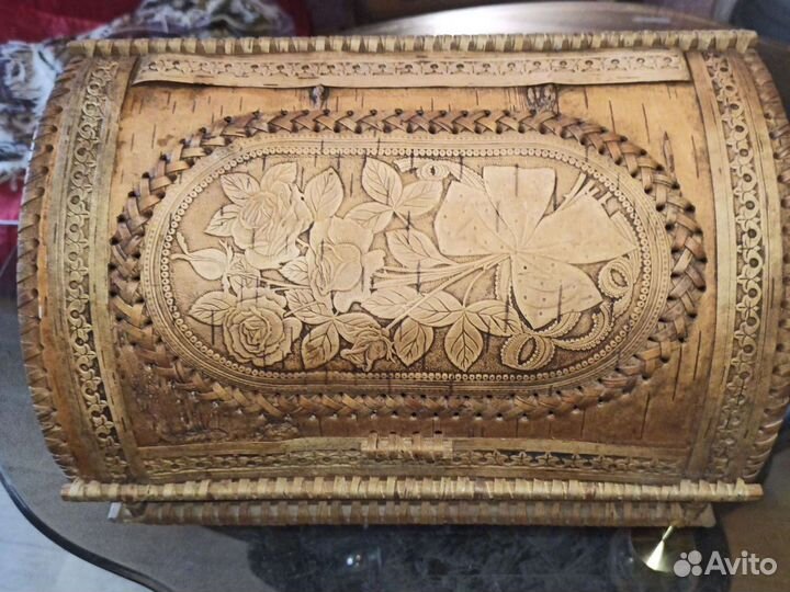 Хлебница из бересты