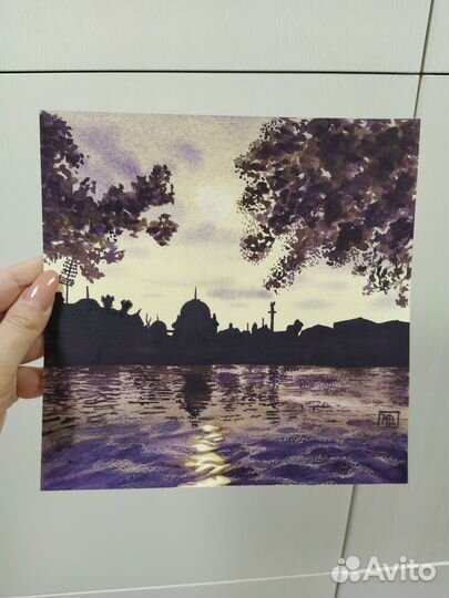 Картины акварель
