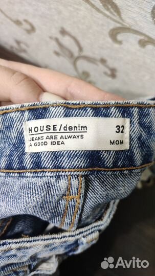 Джинсы house/denim mom