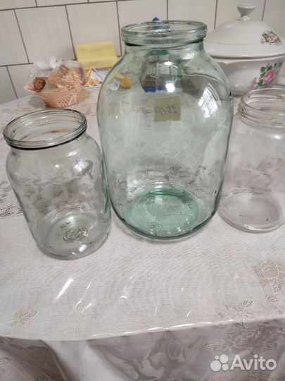 Банка стеклянная 3 л, 1 л, 0,7л