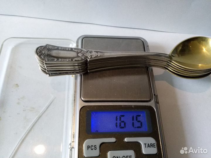 Чайные серебренные ложки, 875 пробы, СССР