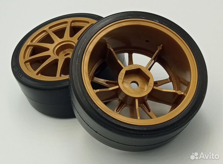 Колёса для дрифта 1/10 Tamiya, TAM51219,Type-D,2шт