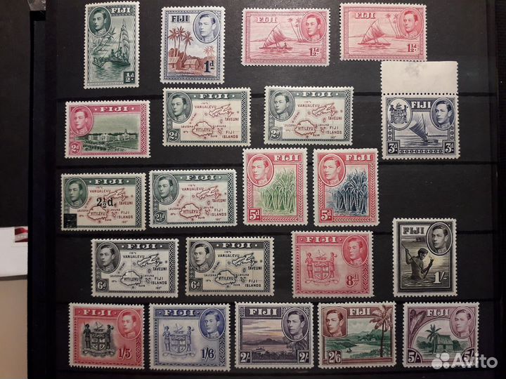 Британские Английские колонии Фиджи, Ниуэ, Тонга