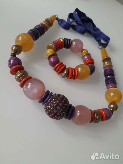 Бусы и браслет