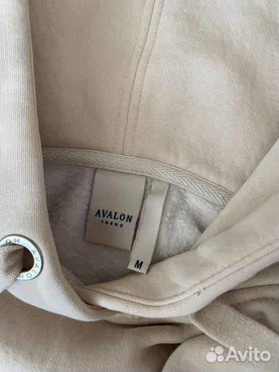 Худи женское оверсайз беж