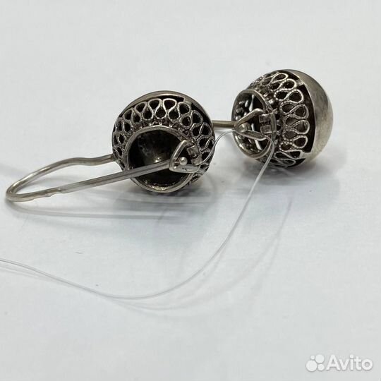 Серьги серебро 925 пробы вес:3,43гр