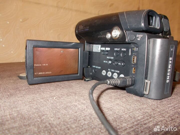 Видеокамера dvd r/rw, samsung vp-dc165wbi