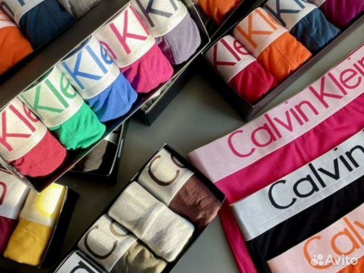 Трусы мужские ck боксеры хлопок