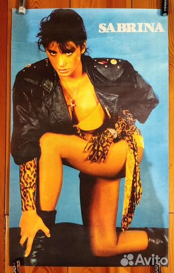 Плакат постер Ласковый май, Виктор Цой, Sabrina