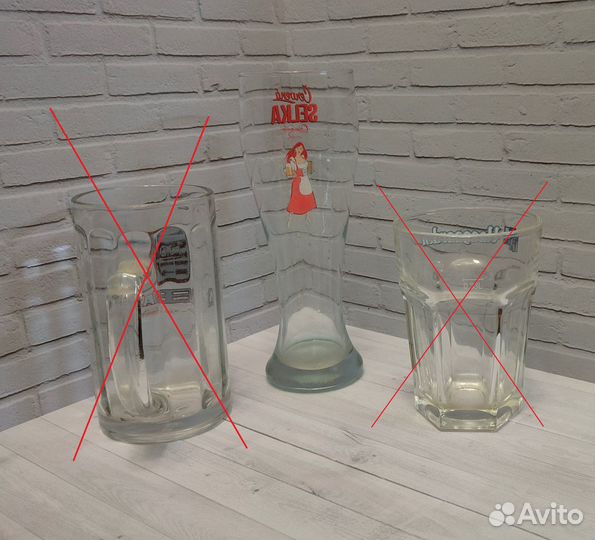 Пивные кружки/бокалы 0.5/0.33 л