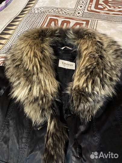 Куртка зимняя женская 44 46 размер черная