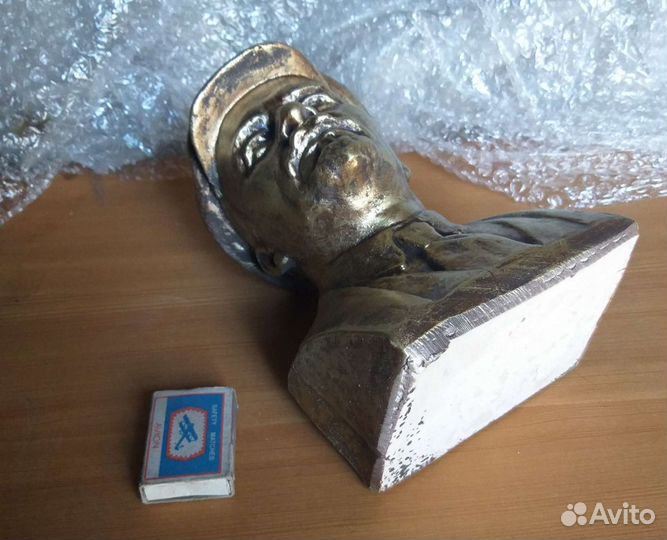 Бюст Ленин гипс