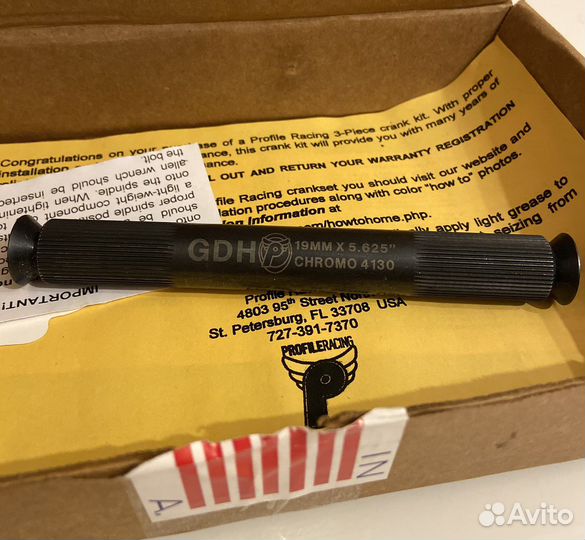 Ось для шатунов Profile (Америка, новая)