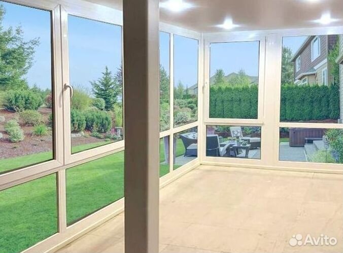 Окна на веранду