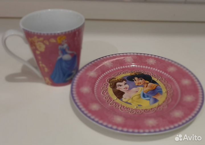 Чайная пара детская посуда Дисней Карс