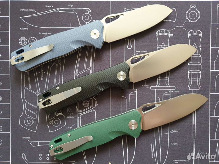 Складной нож Petrified Fish PF 868 