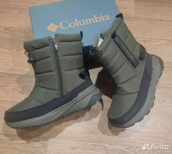Сапоги Дутики новые Columbia gore-tex хаки