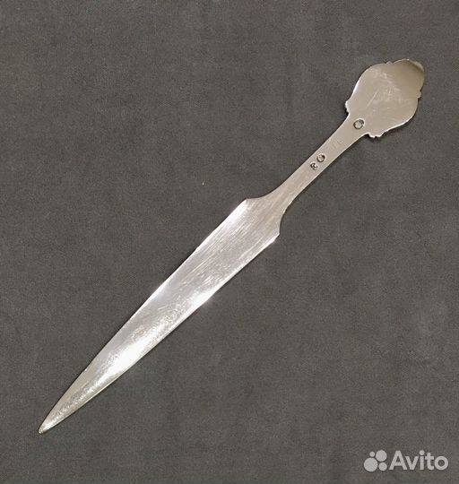 Серебряный нож для писем Дания 1930 год