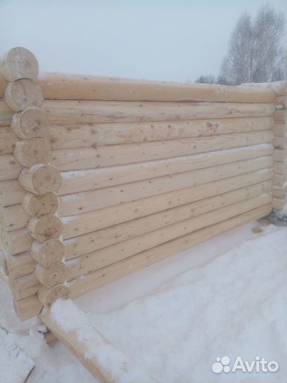 Бани из оцилиндрованного бревна