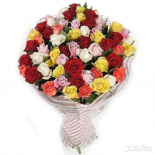 Цветы розы букет